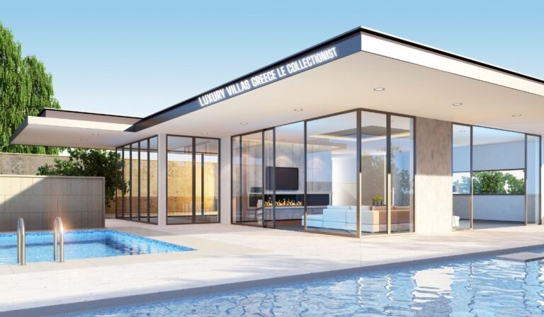 This image show luxury villas greece le collectionist