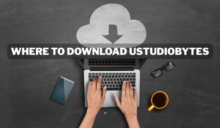 They accurately describe the image's purpose as a download link for the "UStudioBytes" software, which is crucial information for users. where to download ustudiobytes?